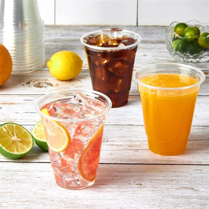 16 Oz PET Plastic Cups (98mm)